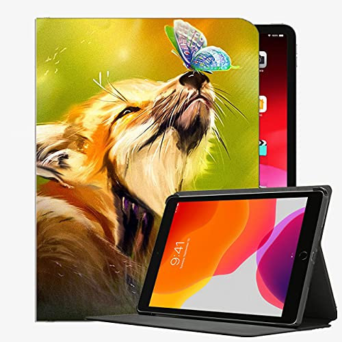 Caso para iPad Air 2 9.7 Cubierta de la Caja, Fox Butterfly Cute Pad66 Caja de la Cubierta Delgada para iPad iPad Air2 9.7 Pulgadas