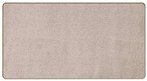 Primaflor Kurzflor Wohnzimmerteppich - Manila, Perlweiß, 200x300 cm, Viele Größen und Farben, Moderner Teppich für Kinderzimmer, Arbeits- und Schlafzimmer, Fußbodenheizung geeigneter Teppichläufer