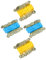 2 Paar Bauchtanz Armband Armband Bauchtanz Armreif Fußkettchen Chiffon Handgelenk Manschette Bauchtanz Kostüm Zubehör für Frauen Mädchen Halloween Drama Schauspieler Klasse