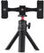 Andoer Multifunctional Smartphone Video Kit Including Universal Phone Tripod Mount with Dual Phone Holders 4 Cold Shoe Mounts + Desktop Tripod for Vlog Live Streaming Oline Video Teaching Meeting
