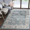 Mazovia Orientalisch Teppich - Traditioneller Teppich für Wohnzimmer, Esszimmer - Orient Teppiche Ornament - ÖKO-TEX Wohnzimmerteppich Blau - 80 x 150 cm