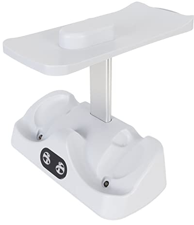 für PS VR2 Sense Controller Ladestationsständer, Vertikale Ladestation mit VR-Headset-Halter und LED-Anzeigen für PS5-Controller