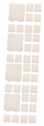 HOMSFOU 4sets Microwave Oven Plate Sheet Mica Cover Universal Crisper Sheets for Microwave 10pcs*4