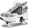 Schuhe mit Rollen für Jungen Mädchen, Rollschuhe mit 4 Einziehbaren Rädern, 2-in-1 Rollschuhen und Sneakers, Roller Skate Shoes für Kinder Teenager (Schwarz, 35)