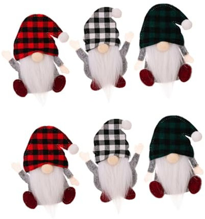 Cabilock 6 Piezas Juego De Cubiertos Enanos Decoracion De Cubiertos De Navidad Cubiertos De Vacaciones Cubierta De Cubiertos De Restaurante Porta Utensilios para Fiesta Paño