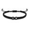 EVEMATE Armband mit Buchstabe und Herz für Freunde und Paare - Initiale A-Z Name - Geflochtenes Freundschaftsarmband für Frauen, Männer und Kinder (C)