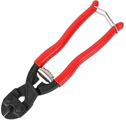 OWLMATE Coupe Boulon, Pince Monseigneur, Pince Coupante Electricien, Pince Coupe Cable avec Ressort Télescopique, Rainure, Poignée Antidérapante Souple