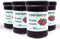 LOT 4 pots de confiture 230g Fruits Rouges - Fabrication traditionnelle au chaudron et riche en fruits - Bretagne