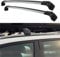 FQYZJDCZ Dachgepäckträger Querträger für Evoque Cabriolet 2016-2018, Auto Dachgepäckträger Querträger Dachreling Schienen Träger Halter Zubehör,C-Silver Black