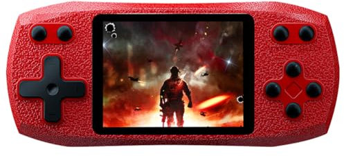 JUCHRZEY Console portatile for videogiochi retrò, schermo IPS da 2,4 pollici, console portatile con oltre 620 giochi classici HD preinstallati