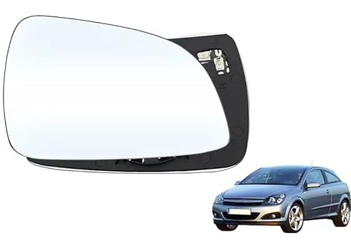 GGOIN Cristal de Espejo Retrovisor para Opel Astra H 2009 2010 2011, Coche Izquierdo Derecho Lateral Exterior ala Vidrio Placa Reemplazo Accesorios,B Right