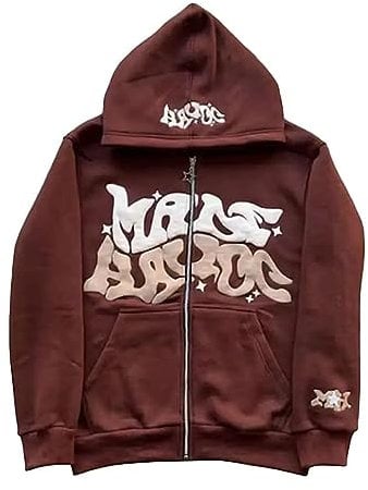 YCBMINGCAN Felpa da donna oversize, con cappuccio Y2k, con cappuccio, casual, per l'inverno, con cappuccio, caffè, 3XL