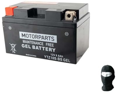BATTERIA YTZ10S 12VOLT 8,6AH AMPERE MOTORPARTS SPEDITA GIA' PRONTA E CARICA COMPATIBILE CON YAMAHA YZF-R1 1000 anno dal 2007 al 2008 BATTERIE PER MOTO SCOOTER 150X87X93MM