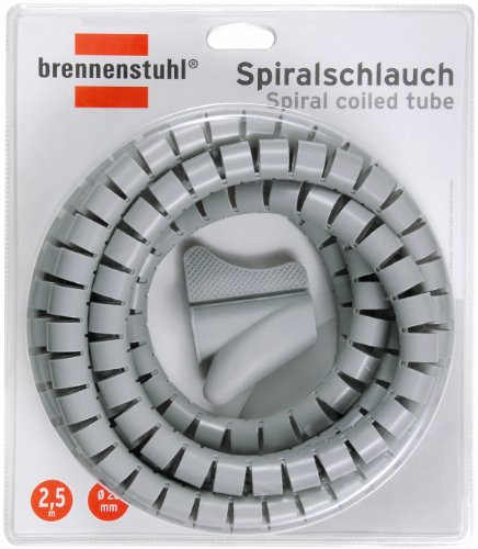 Brennenstuhl Spiralschlauch L = 2,5m; Ø = 20mm grau