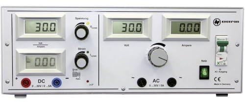 Statron 5340.92, 300W Dual Output Variable DC Power Supply, Linear, Bench
