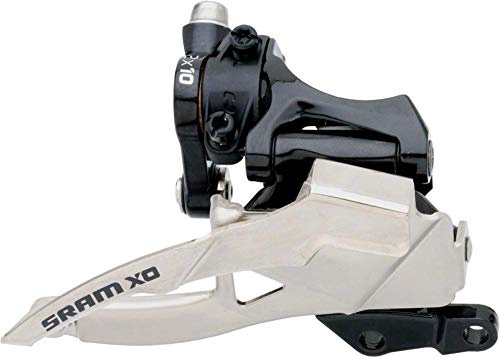 Sram MTB X0 Front Derailleur, 2 x 10 Speed 31.8/34.9 mm Low Clamp Bottom Pull