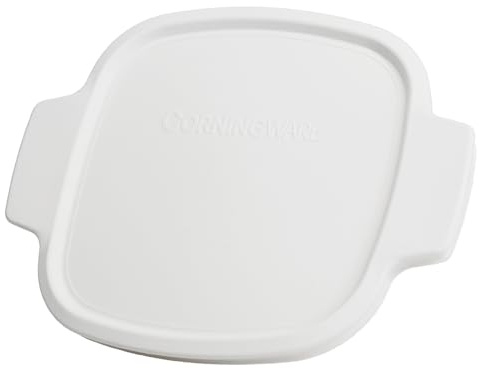 CORNINGWARE 1-1/2-qt Plastic Cover | BPA-Free Material | Secure Snap-On Closure | Easy Grip Edge | Reusable Everyday Use