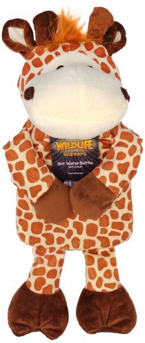 Hot Water Bottles With African Animal Style Covers, Giraffe
