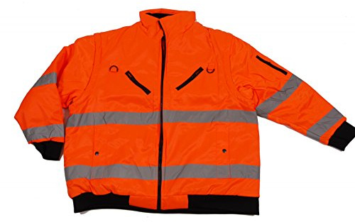 Abraxas Arbeits-Jacke/Weste in Übergröße, gelb