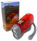 EPOSGEAR Minder Walk-Safe Wind Up Hand Press Crank Squeeze Charge Dynamo LED Camp Emergency Flashlight Torch (1, Red)