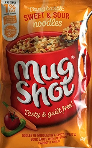 Mug Shot Sweet & Sour Noodles 6x67g