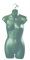 The Shopfitting Shop Buste mannequin à suspendre Femme adulte Noir