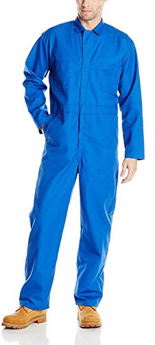 Red Kap Herren Overall aus Twill Arbeitsoverall, Blau (Electric Blue), 40