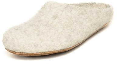 Magicfelt Filz-Hausschuh 713 - Damen & Herren Pantoffeln aus 100% Schurwolle Coburger Fuchsschaf, 36