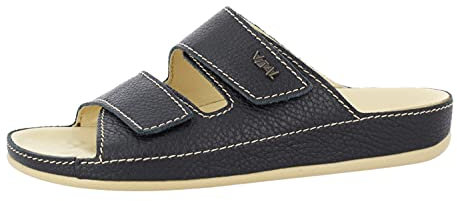 Vital 0938-33-99 Unisex Pantoffel mit Massagefussbett, Schwarz, 42 EU