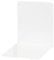 Maul Buchsttzen aus Metall, breit, 120 x 140 x 140 mm, weiá, Pack mit 2 Stck