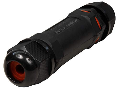 MC POWER Kabelverbinder | IP68, 3-polig (107×27mm) | Wasserdichter Verbindungskasten für Außen, Feuchtraum, Garten