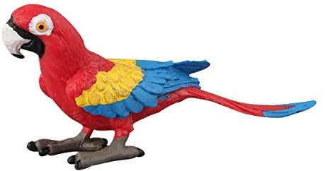 STOBOK Vogel Dekorative Figuren Papagei Statue Modell Dekoration für Kinder