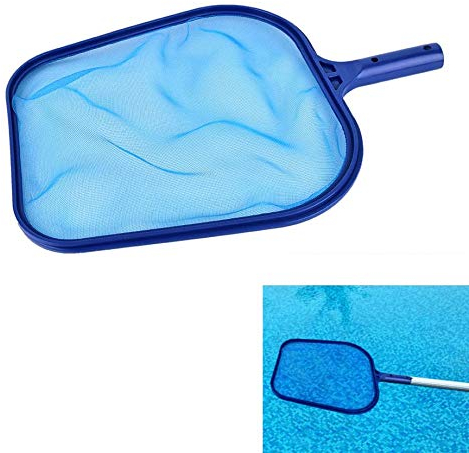IronBuddy Poolkescher, Laubkescher, feinmaschiges Rechennetz, für die Reinigung oberirdischen Pools, Whirlpools, Spa, Teich (flache Tasche)