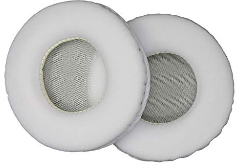 freneci 2 Piezas de Repuesto Universal para Auriculares, Almohadillas para Los Oídos, 50 Mm-105 Mm, Blanco - 75 Mm