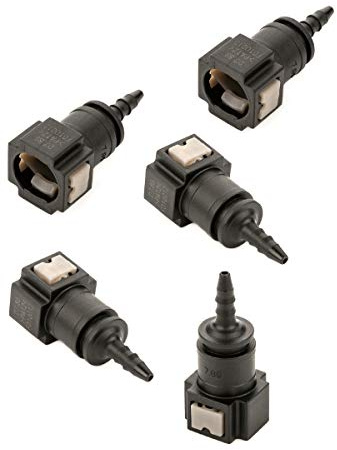 LST 5x Schnellverschluss Kraftstoffleitung Schlauchkupplung gerade 7,89 * 4,5 mm