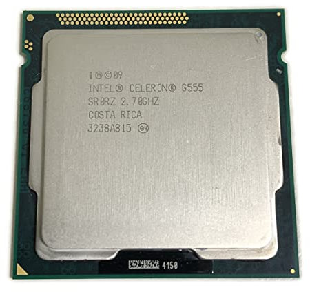 Intel Celeron G555 - Processore per CPU desktop con connettore DDR3, 65 W, 2,70 Ghz, FCLGA 1155 SR0RZ, con ponte sabbioso