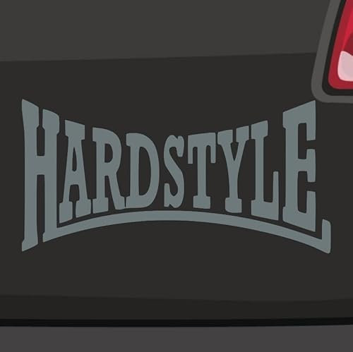 Hardstyle Aufkleber -6 Größen- Musik Fun Party DJ Festival Techno Sticker Bass