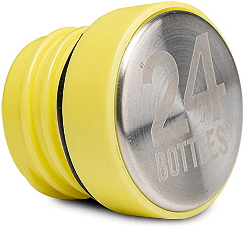 24Bottles Water Lid Light Zubehör für Wasserflasche, Erwachsene, Unisex, Gelb (Gelb), einzigartig