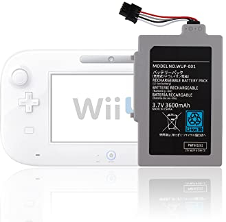 HIGHAKKU WUP-001 Batterie de rechange compatible avec manette de jeu Wii U WUP-012, ARR-002
