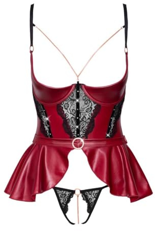 Abierta Fina Erotische Dessous-Set-22141723331 Rot 85C/XL