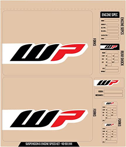 Stickerset Gabel Aufkleber Fork Decal WP