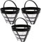 AIYING Filtre à Café Réutilisable, 1/2/3/5 Pièces Filtre Café Permanent, Filtres à Style Cône Taille 4 pour 8 à 12 Tasses, va au Lave-Vaisselle, Filtre Permanent pour Camping Voyage Bureau Domicile