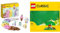 LEGO 11028 Classic Creative Pastel Fun Bricks Box, Building Toys for Kids, Girls, Boys Aged 5 Plus with Models; Ice Cream & 11023 Classic Green Baseplate, Square 32x32 Stud Building Grass Base