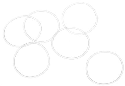 PATIKIL 32 mm OD x 1,5 mm Largeur Silicone O-Anneaux, 50 Paquet VMQ Métrique Étanchéité Joints pour Robinets Tuyauterie Réparation, Blanc