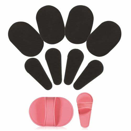 Hair Removal Kit Natural Exfoliator Epilators Smooth Skin Arms Legs Facial Hair Remover Tools Soft Skin Painless Physical Hair Remover Pad for Bikini Lines Underarms Or Upper Lips (1)