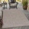 Mazovia Outdoor Teppich - Innen und Aussenbereich - Braun Natur 140 x 200 cm