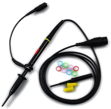 JWPSHIJIE Digital Oscilloscope Probe X1 X10 150Mhz PP-150B Osciloscopio Test Probes for Osciiloscope 130cm Length PP-80B PP-200B (Color : PP-200B(200MHz))