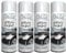 PEBBLE HUG All Purpose Spray Paint, White Primer Aerosol Paint, Ideal and Perfect Finish for Cars, Bikes, Vans, Metal and Wood, Quick Drying, 250ml (4 Pcs)