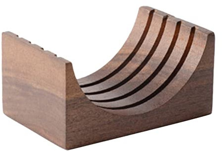 Espresso-Puck Screen Walnut-Stand Coffee Reusable Filter For Espresso-Portafilter Holder Wooden-Stand For 51/53/58mm Coffee Portafilter Stand