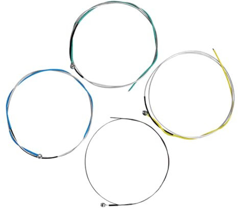 Mikinona 4pezzi Corde Per Violino Corde Sostitutive Per Musicisti Suono Eccellente e Facile Sostituzione Per Insegnanti e Principianti